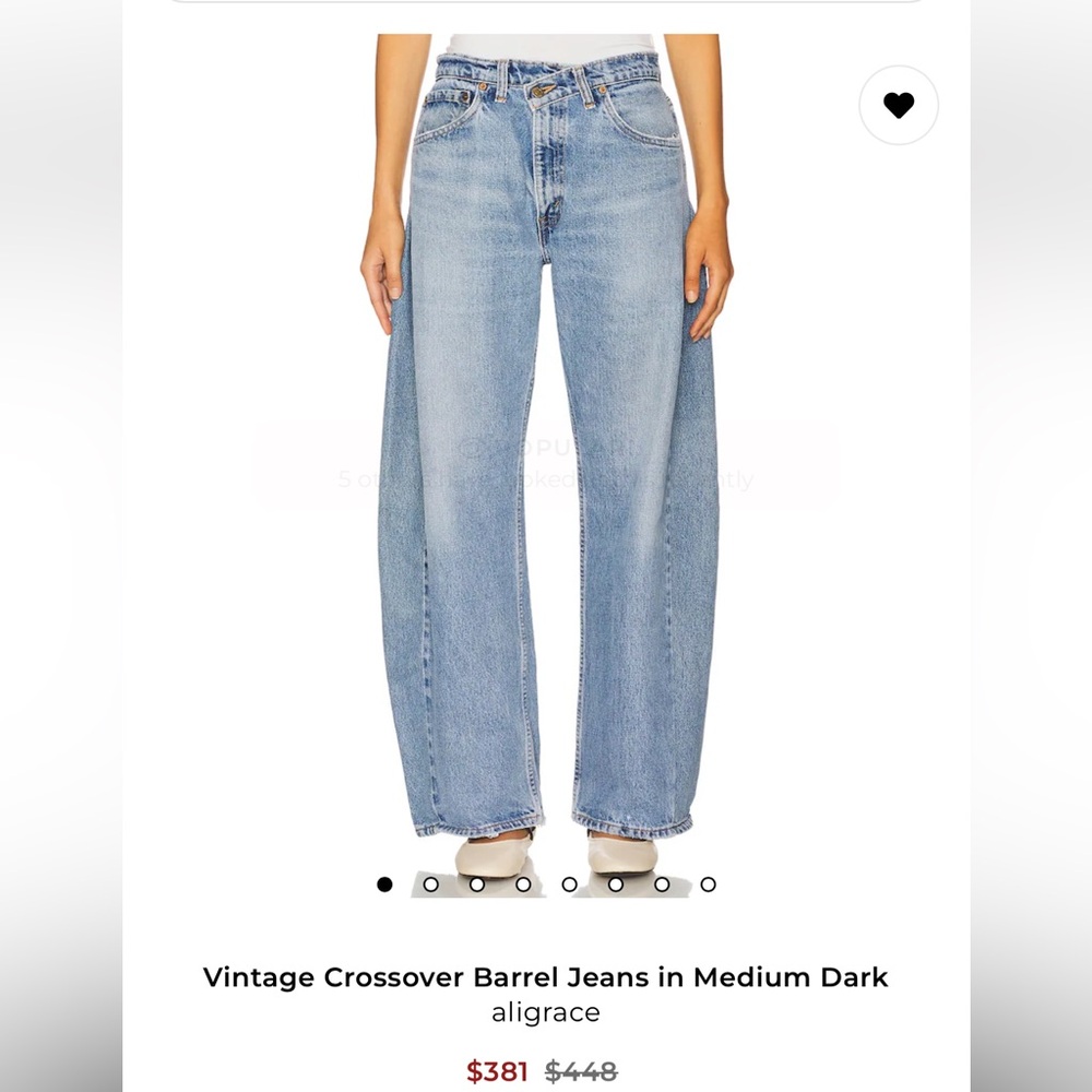 Aligrace vintage Levi’s barrel jeans